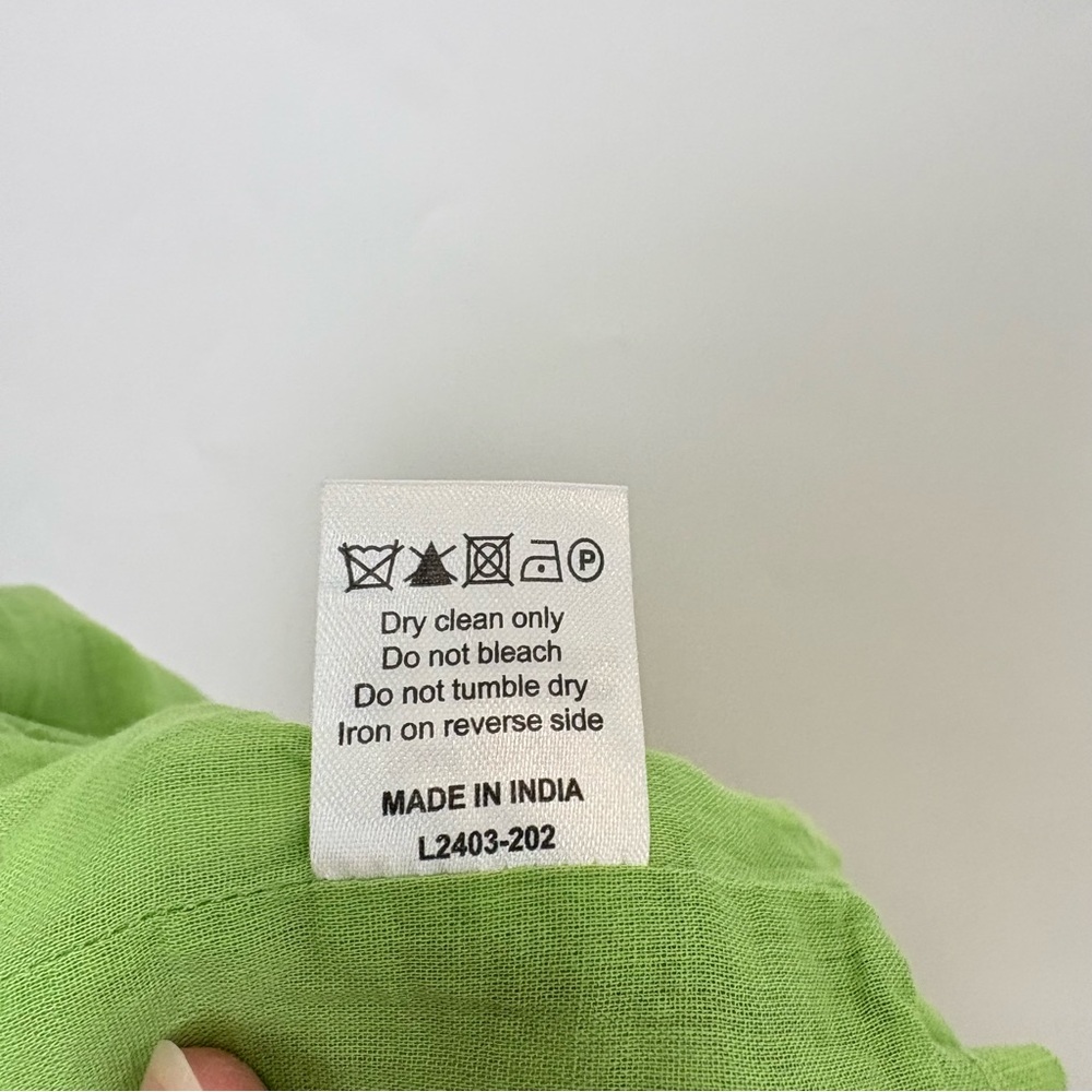 NWT Love the Label Juliet Shorts in Opaline Green White Applique - Picture 7 of 8